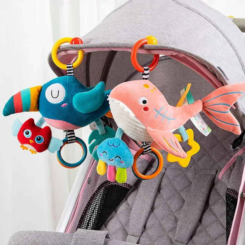 Soft Baby Crib Mobile Rattle Toy