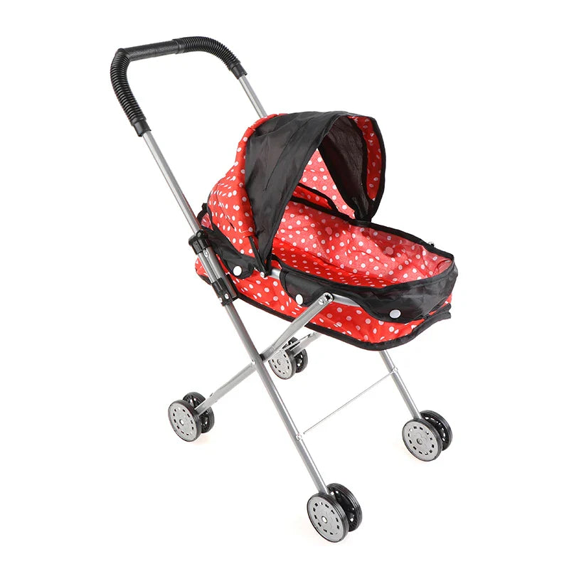 Mini Plastic Baby Doll Stroller