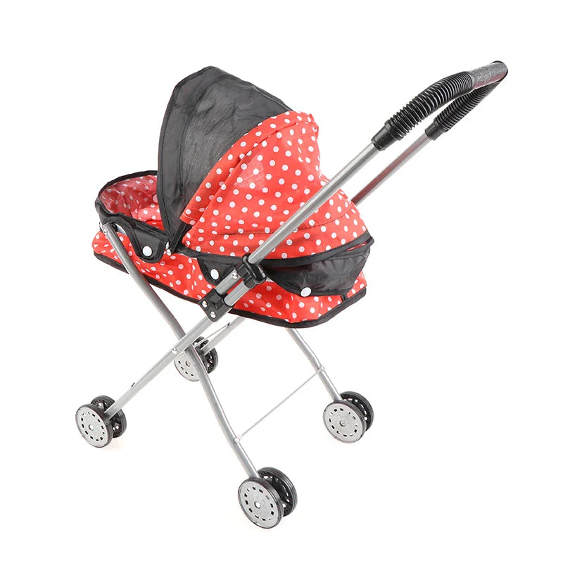 Mini Plastic Baby Doll Stroller