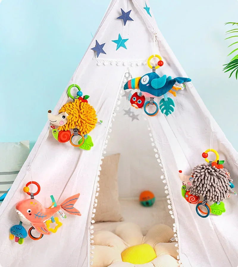 Soft Baby Crib Mobile Rattle Toy