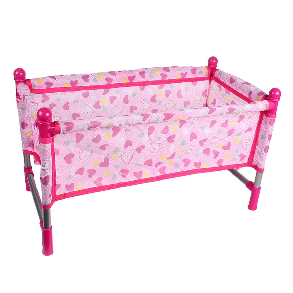Reborn Doll Bed Baby Toddler Crib