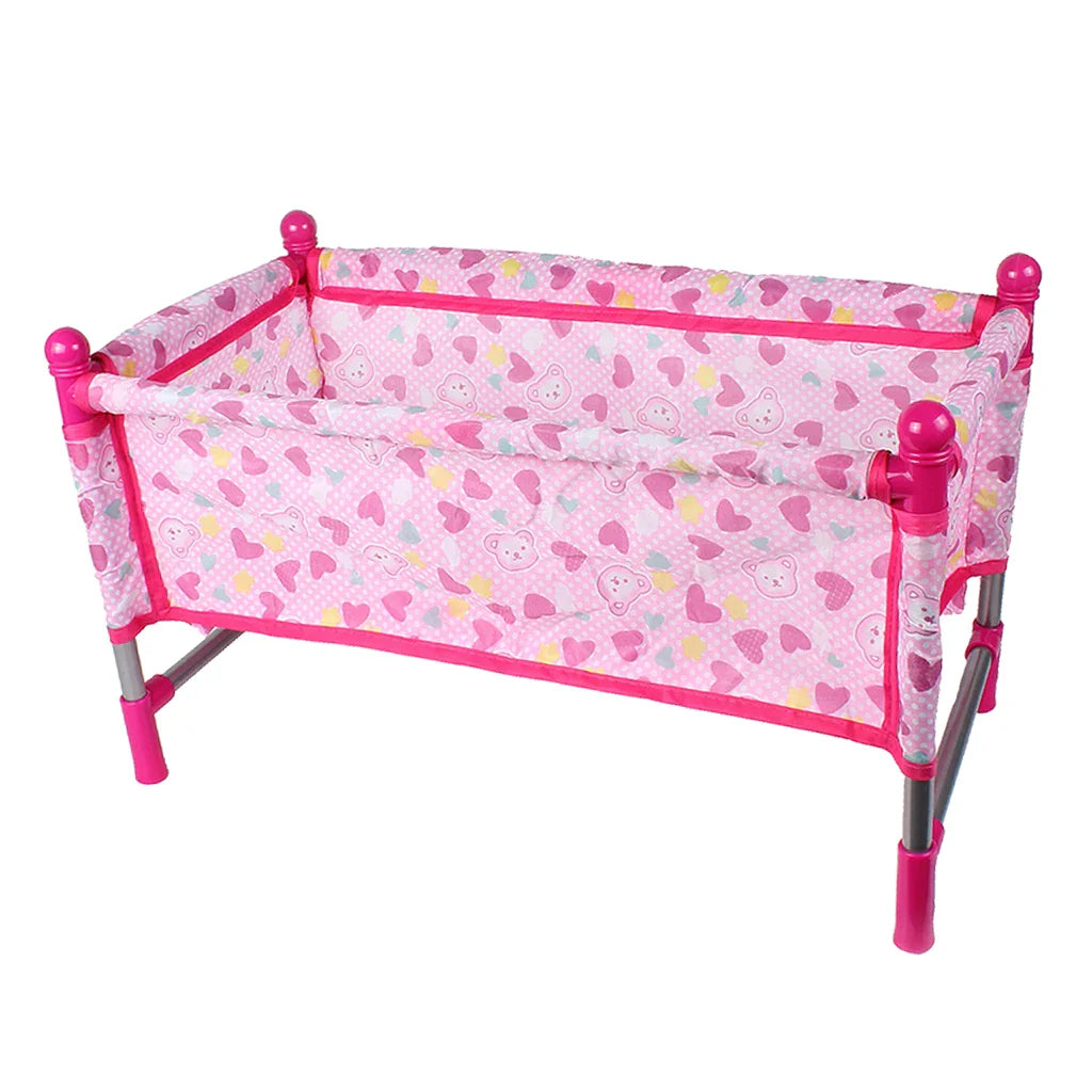 Reborn Doll Bed Baby Toddler Crib