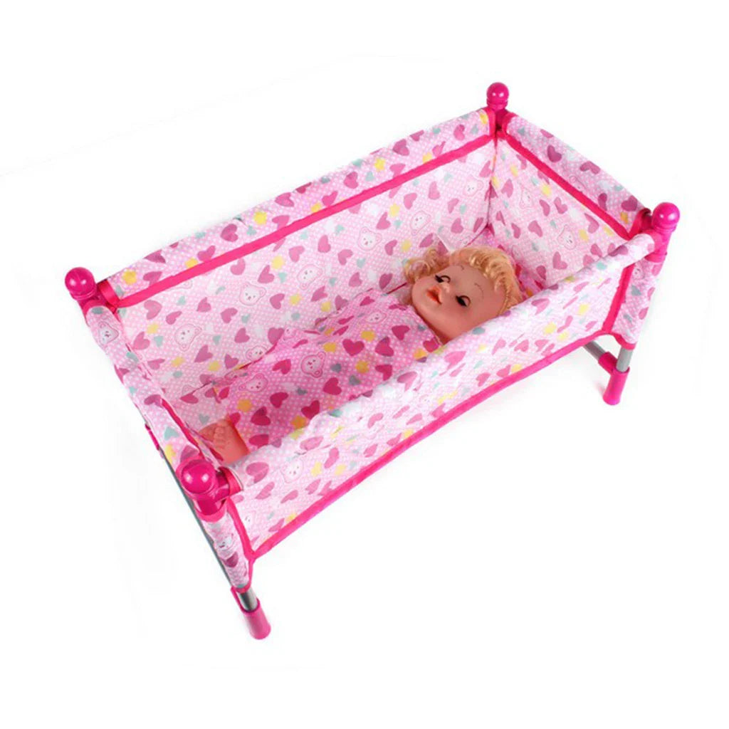 Reborn Doll Bed Baby Toddler Crib