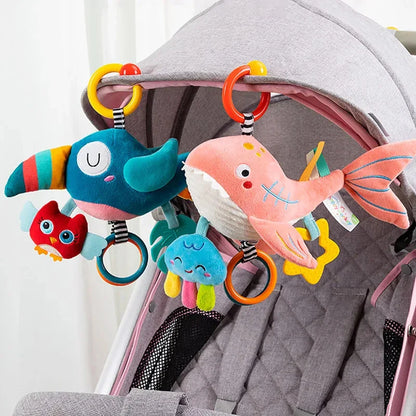Soft Baby Crib Mobile Rattle Toy