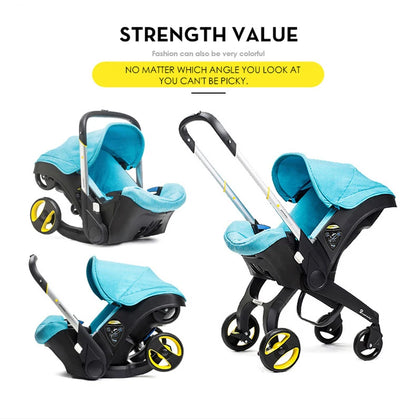 3-in-1 Baby Stroller and Pram Carriage for Newborns