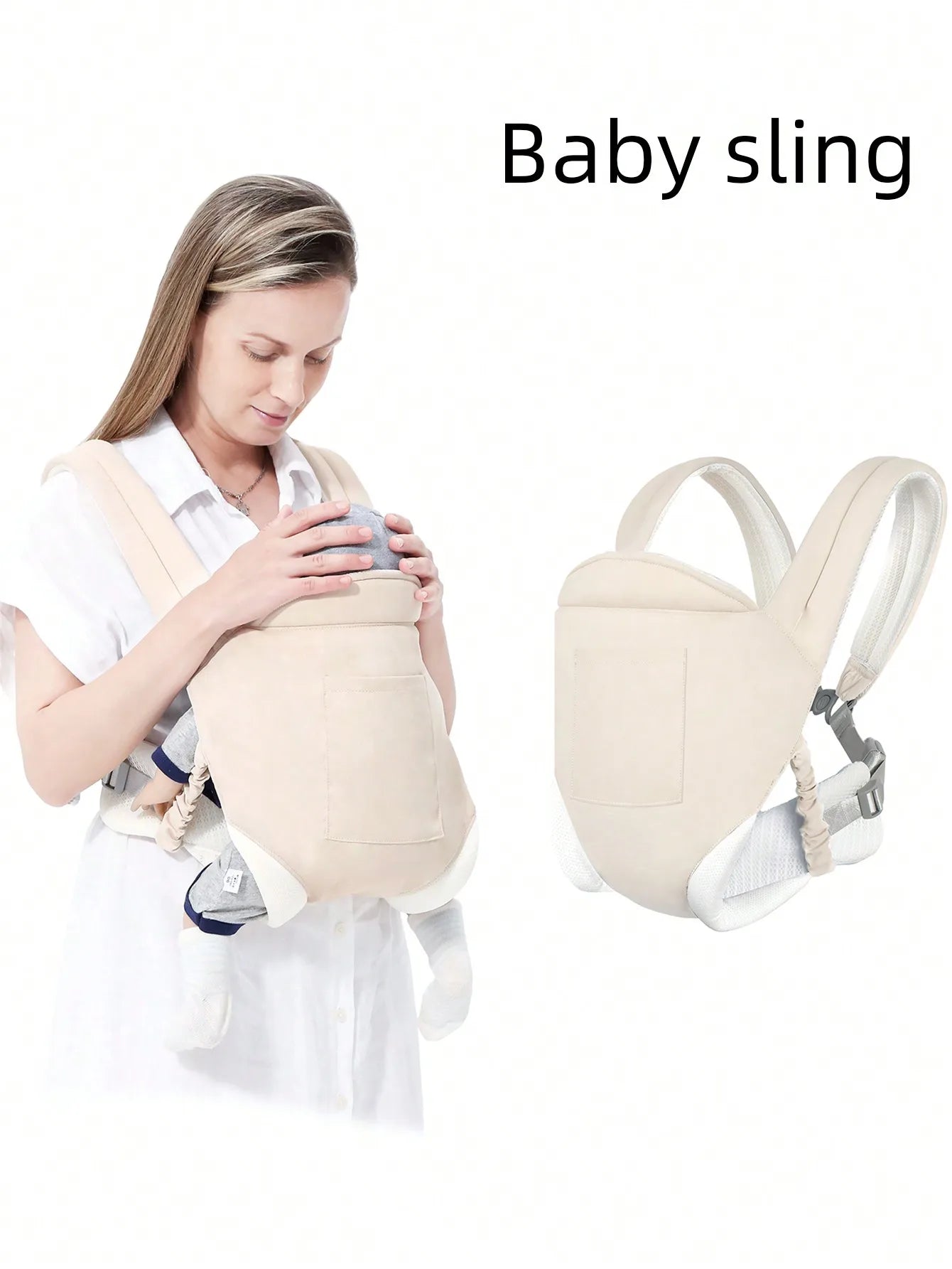 All-in-1 Baby Carrier and Wrap - Face-In, Face-Out, Front & Back Carry for Newborns and Older Babies