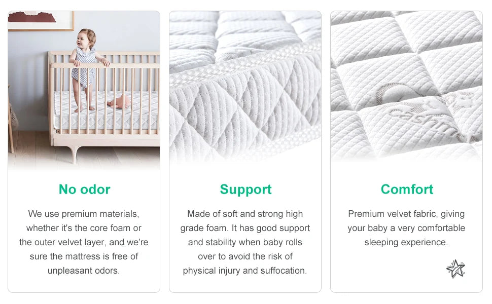 Premium Dual-Sided Crib & Toddler Mattress