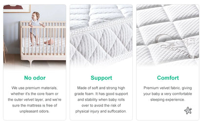 Premium Dual-Sided Crib & Toddler Mattress