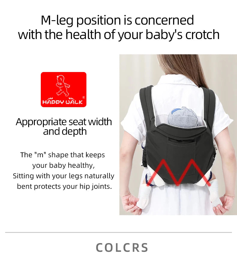 All-in-1 Baby Carrier and Wrap - Face-In, Face-Out, Front & Back Carry for Newborns and Older Babies