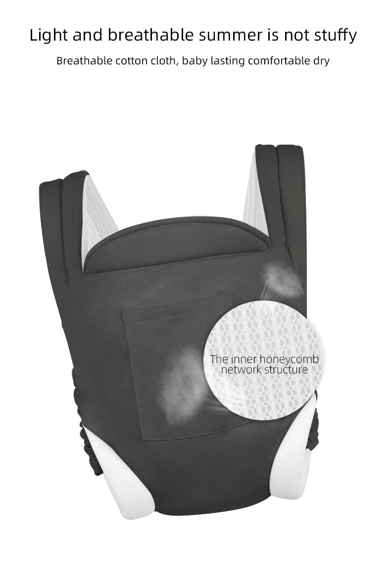 All-in-1 Baby Carrier and Wrap - Face-In, Face-Out, Front & Back Carry for Newborns and Older Babies