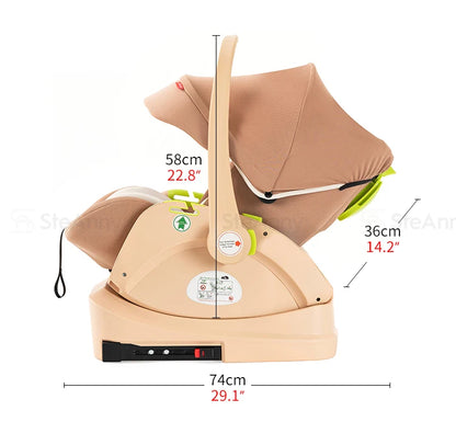 3-in-1 Baby Stroller Travel System with ISOFIX Base