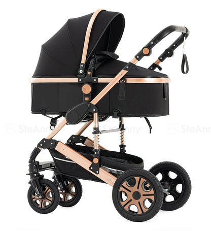 3-in-1 Baby Stroller Travel System with ISOFIX Base