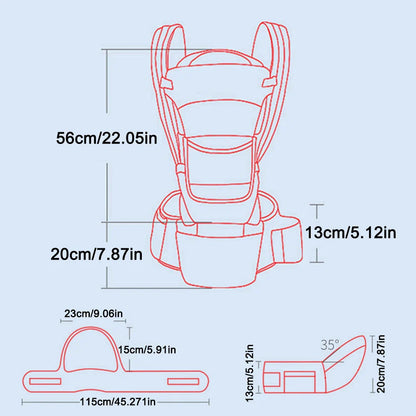 Ergonomic Baby Carrier Backpack