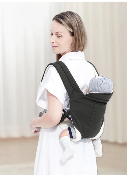 All-in-1 Baby Carrier and Wrap - Face-In, Face-Out, Front & Back Carry for Newborns and Older Babies