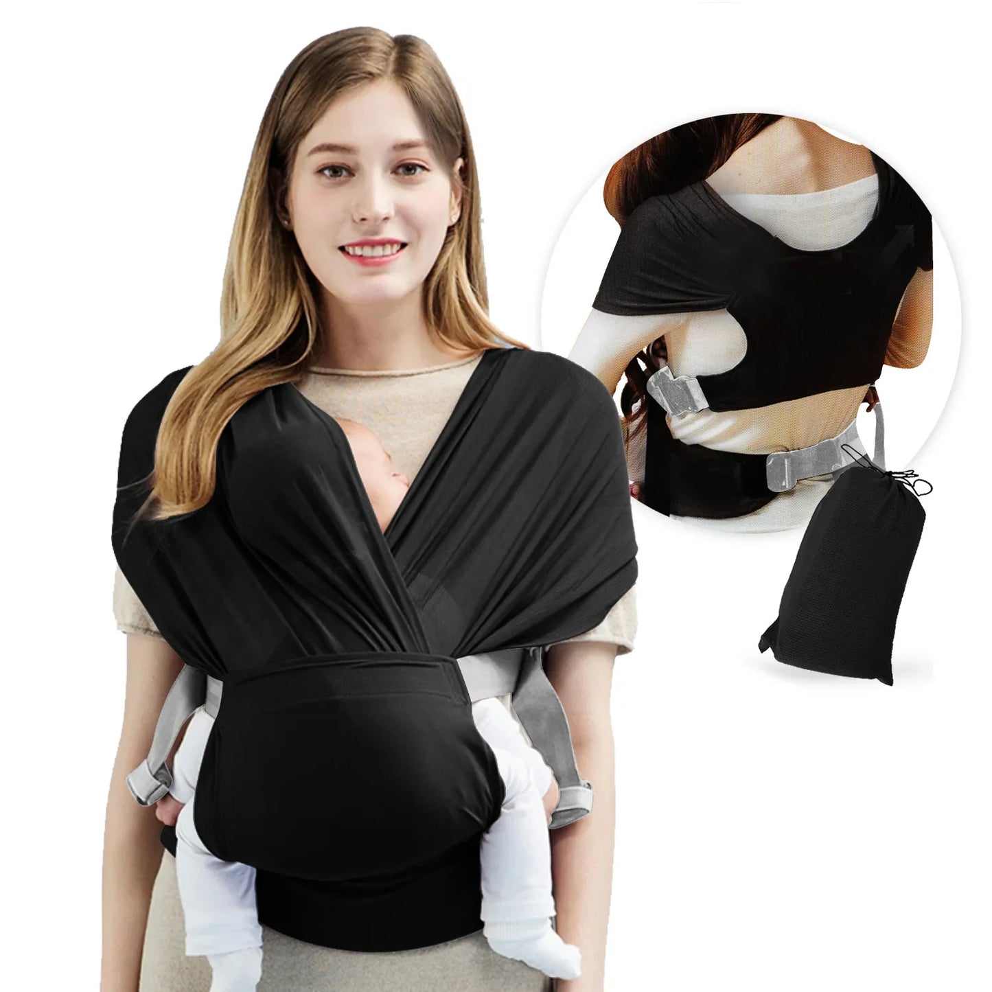 Stretchy Wrap Baby Carrier