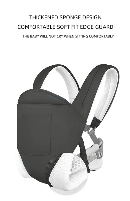 All-in-1 Baby Carrier and Wrap - Face-In, Face-Out, Front & Back Carry for Newborns and Older Babies