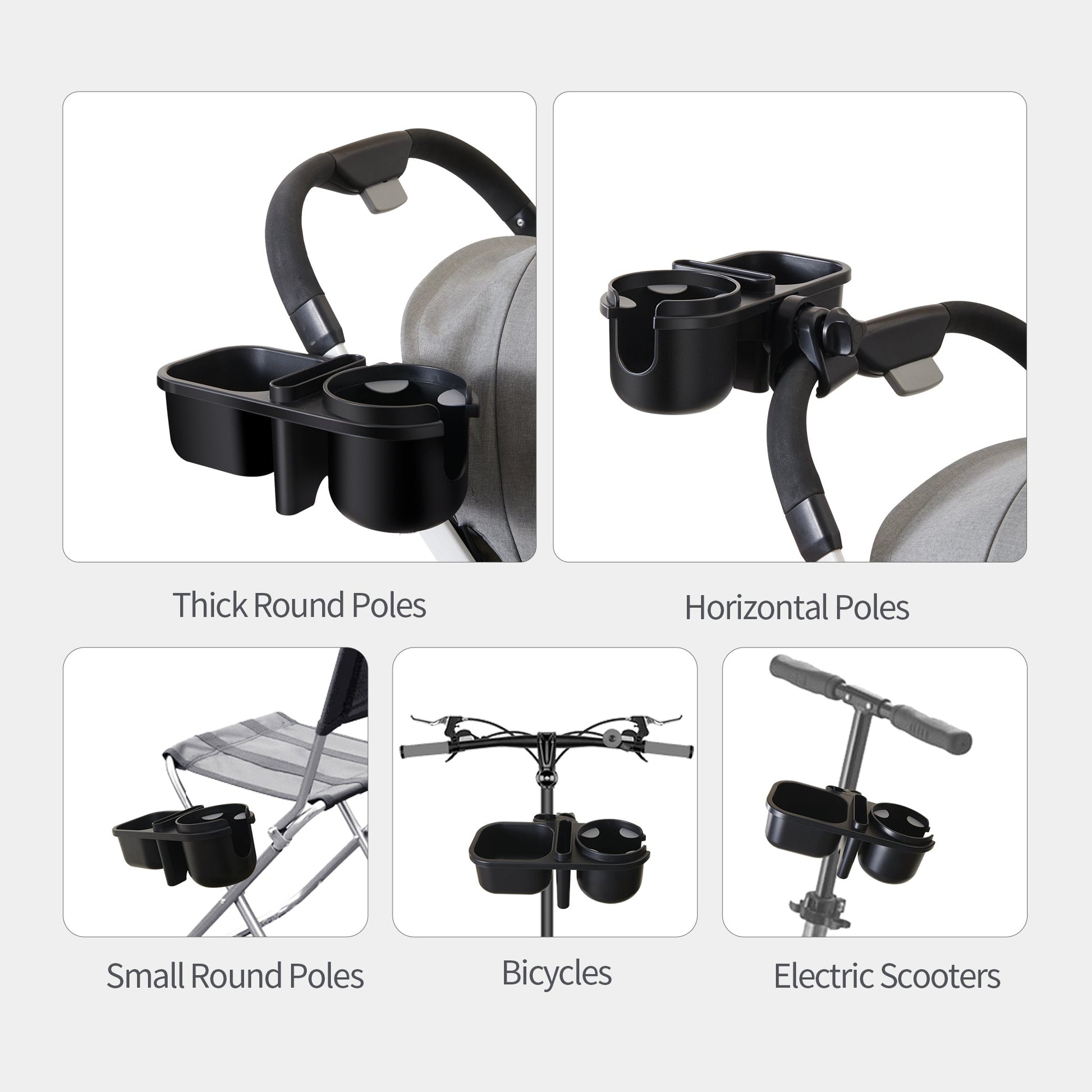 Baby Stroller Parent Cup Holders 