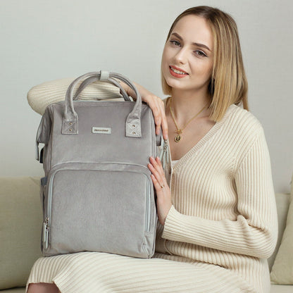 Luxurious Velvet Diaper Backpack